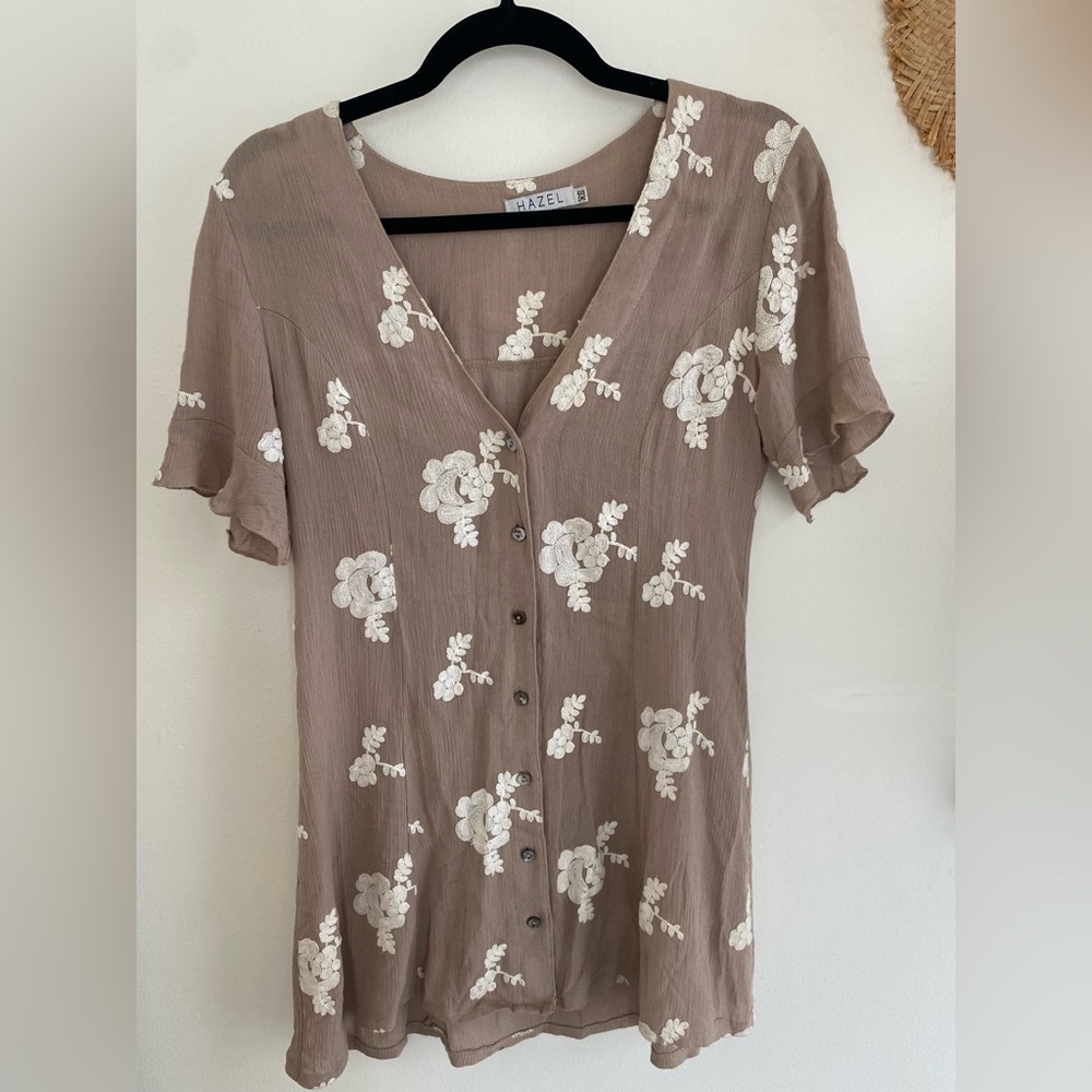 MINI SHIRT DRESS
